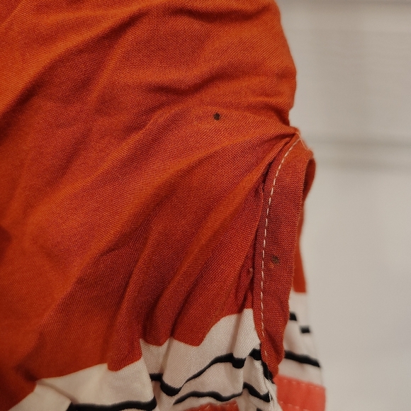 Velvet Heart Womens Small Lightweight Striped High Low Button Up - Picture 5 of 8